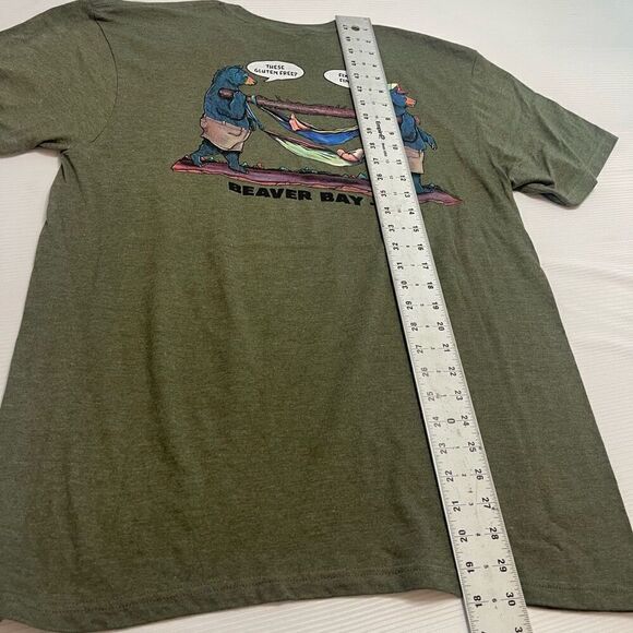 NWT The Duck Company Beaver Bay Green T-Shirt Size Large New - Picture 8 of 8